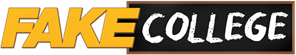 Fake College logo